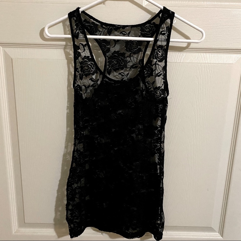 Lace tank top